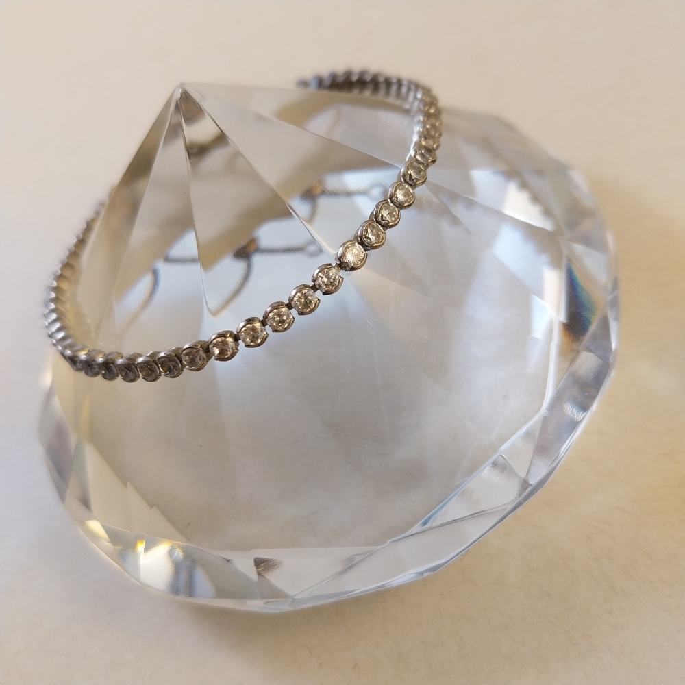 Sterling Silver Adjustable Bracelet - Picture 3 of 13